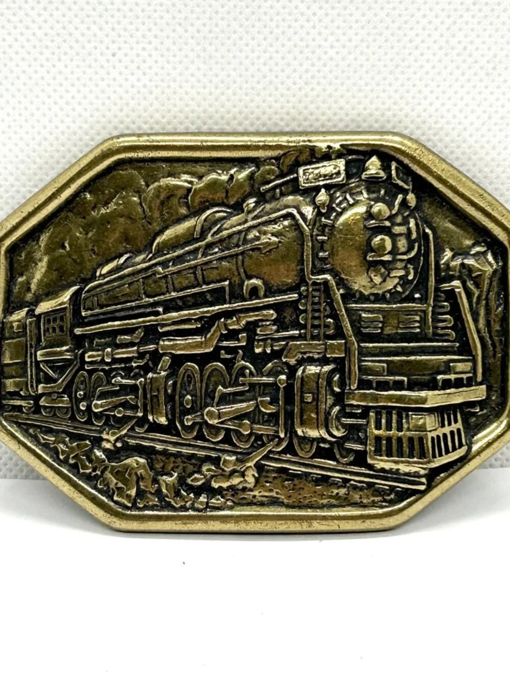 Locomotive Train Belt Buckle, Vintage Avon 1980’s